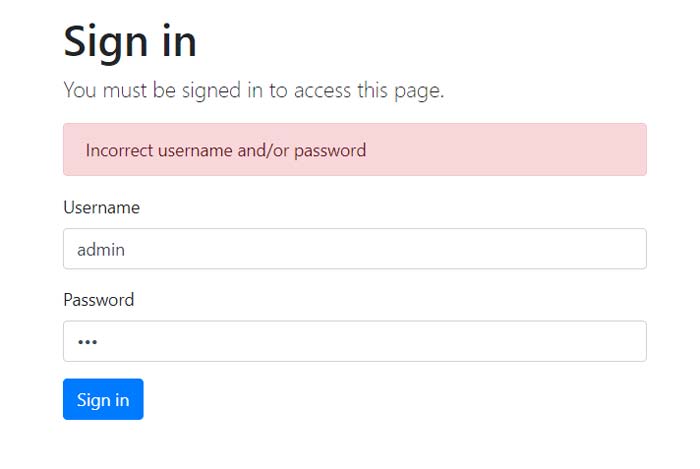 PHP project: image 3 for lesson "Login system"
